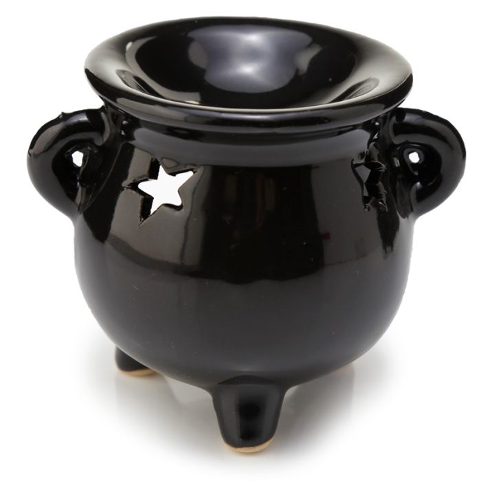 Eden Small Black Cauldron Oil Burner