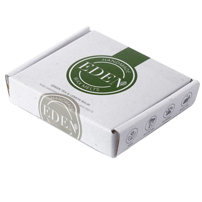 Set of 9 Eden Handmade Soya Wax Melts Green Tea & Lemon Balsam