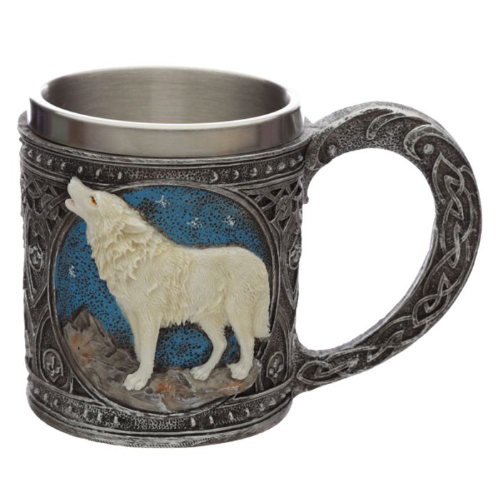 Decorative Protector of the North Night of the Wolf Tankard