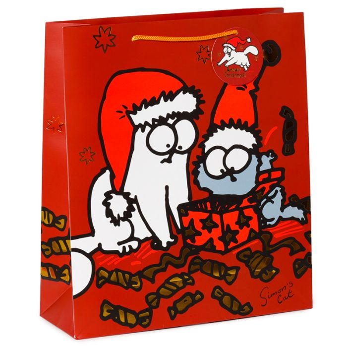 Christmas 2020 Simon's Cat Gift Bag Extra Large