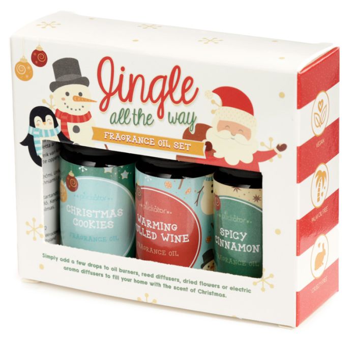 Eden Set of 3 Christmas Jingle All the Way Fragrance Oils