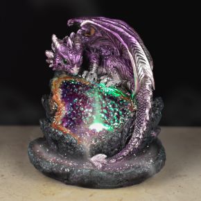 Crystal Cave Baby Dragon LED Backflow Incense Burner Crystal Cave Baby Dragon LED Backflow Incense Burner