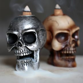 Small Skull Backflow Incense Burner Small Skull Backflow Incense Burner