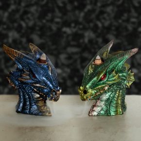Earth & Water Dragons Head Backflow Incense Burner Earth & Water Dragons Head Backflow Incense Burner