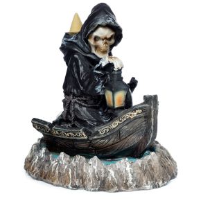 The Reaper Boatman of Death Backflow Incense Burner The Reaper Boatman of Death Backflow Incense Burner