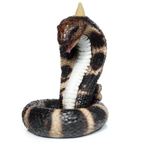 Coiled Cobra Snake Backflow Incense Burner Coiled Cobra Snake Backflow Incense Burner