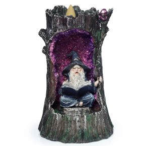 Wizards Crystal Cave LED Backflow Incense Burner Wizards Crystal Cave LED Backflow Incense Burner