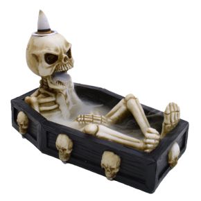 Skeleton in the Coffin Backflow Incense Burner Skeleton in the Coffin Backflow Incense Burner