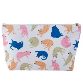 Cat's Life Large PVC Toiletry Makeup Wash Bag Cat's Life Large PVC Toiletry Makeup Wash Bag