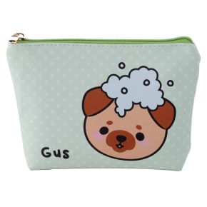 Adoramals Pets Gus the Pug Small PVC Toiletry Makeup Wash Bag Adoramals Pets Gus the Pug Small PVC Toiletry Makeup Wash Bag