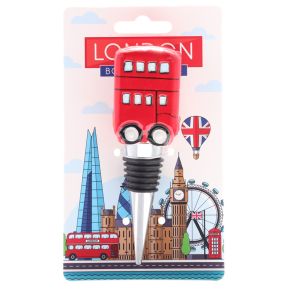 Ceramic London Icons Red Routemaster Bus Bottle Stopper Ceramic London Icons Red Routemaster Bus Bottle Stopper