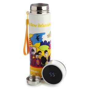 The Beatles Yellow Submarine Hot & Cold Digital Thermometer Bottle The Beatles Yellow Submarine Hot & Cold Digital Thermometer Bottle