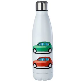 Fiat 500 Retro Hot & Cold Drinks Bottle 500ml Fiat 500 Retro Hot & Cold Drinks Bottle 500ml