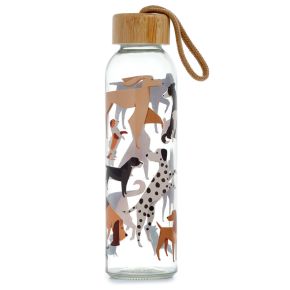 Barks Dog 500ml Glass Water Bottle Barks Dog 500ml Glass Water Bottle
