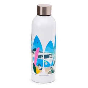 Volkswagen VW T1 Camper Bus Waves Are Calling Hot & Cold Drinks Bottle 530ml Volkswagen VW T1 Camper Bus Waves Are Calling Hot & Cold Drinks Bottle 530ml