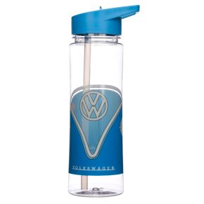 Shatterproof 550ml Water Bottle Volkswagen VW T1 Camper Bus Blue Shatterproof 550ml Water Bottle Volkswagen VW T1 Camper Bus Blue