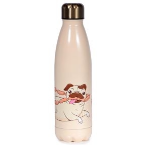 Mopps Pug Hot & Cold Drinks Bottle 500ml Mopps Pug Hot & Cold Drinks Bottle 500ml
