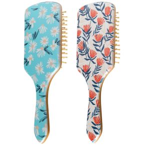 Daisy Lane & Protea Pick of The Bunch 100% Bamboo Large Hair Brush Daisy Lane & Protea Pick of The Bunch 100% Bamboo Large Hair Brush