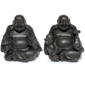 Peace of the East Wood Effect Chinese Laughing Buddha Peace of the East Wood Effect Chinese Laughing Buddha