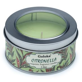 Goloka Citronella Wax Candle Tin Goloka Citronella Wax Candle Tin