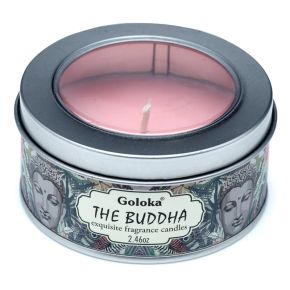 Goloka The Buddha Wax Candle Tin Goloka The Buddha Wax Candle Tin
