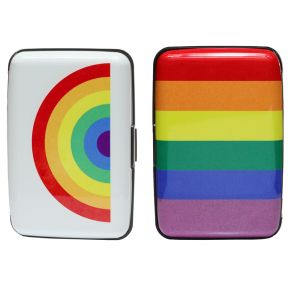 Somewhere Rainbow RFID Protection Card Case Somewhere Rainbow RFID Protection Card Case