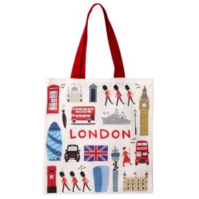 London Souvenir Reusable Tote Bag London Souvenir Reusable Tote Bag