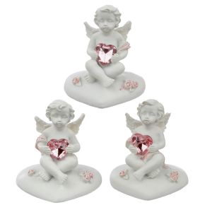 Peace of Heaven Heart of the Rose Cherub Figurine Peace of Heaven Heart of the Rose Cherub Figurine