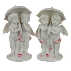 Peace of Heaven Walking in the Rain Cherub Figurine Peace of Heaven Walking in the Rain Cherub Figurine
