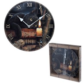 Lisa Parker Witching Hour Cat Picture Clock Lisa Parker Witching Hour Cat Picture Clock