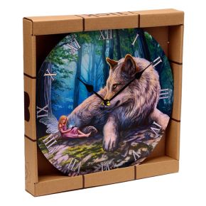 Lisa Parker Fairy Stories Fairy & Wolf Picture Clock Lisa Parker Fairy Stories Fairy & Wolf Picture Clock