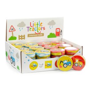 Little Tractors Compressed Travel Towel Little Tractors Compressed Travel Towel