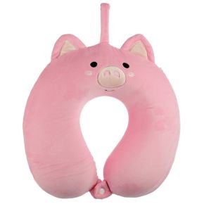 Relaxeazzz Pig Plush Memory Foam Travel Pillow Relaxeazzz Pig Plush Memory Foam Travel Pillow