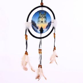 Cosmic Wolf Dreamcatcher 16cm Cosmic Wolf Dreamcatcher 16cm