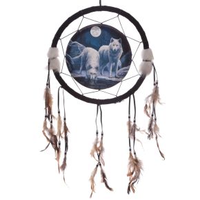 Lisa Parker Warriors of Winter Wolf Dreamcatcher 33cm Lisa Parker Warriors of Winter Wolf Dreamcatcher 33cm
