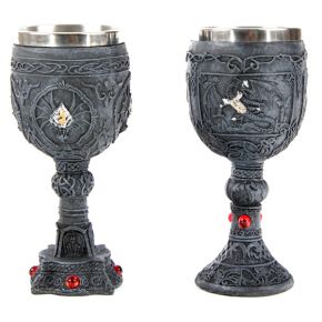 Decorative Celtic Stone Effect Dragon Goblet Decorative Celtic Stone Effect Dragon Goblet