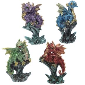 Enchanted Nightmare Dragon Mini Rock Crystal Enchanted Nightmare Dragon Mini Rock Crystal