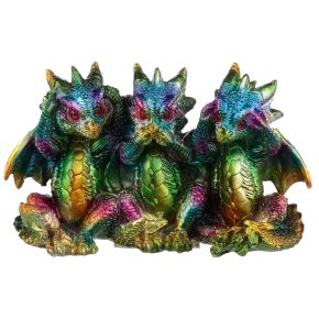 Rainbow Dragon Metallic Hear No See No Speak No Evil Rainbow Dragon Metallic Hear No See No Speak No Evil