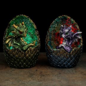 Elements Baby Dragon LED Crystal Egg Elements Baby Dragon LED Crystal Egg