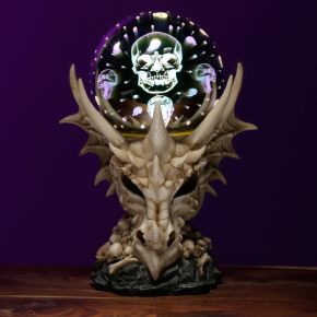 Dragon Skull LED Metallic Orb Dragon Skull LED Metallic Orb