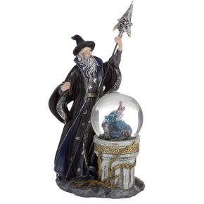 Spirit of the Sorcerer Ice Dragon Wizard Snow Globe Spirit of the Sorcerer Ice Dragon Wizard Snow Globe
