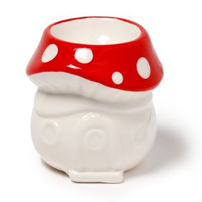 Fairy Toadstool House Ceramic Egg Cup Fairy Toadstool House Ceramic Egg Cup