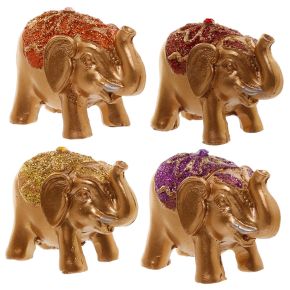 Mini Metallic Glitter Lucky Elephant Collectable Mini Metallic Glitter Lucky Elephant Collectable