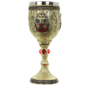 Decorative Gold Egyptian Goblet Decorative Gold Egyptian Goblet