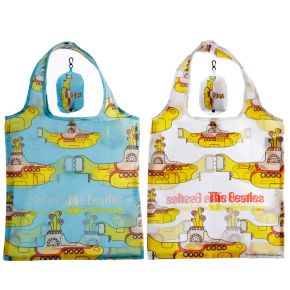 Foldable Reusable Shopping Bag The Beatles Yellow Submarine Foldable Reusable Shopping Bag The Beatles Yellow Submarine