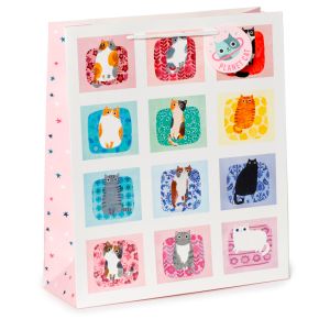 Angie Rozelaar Planet Cat Gift Bag Extra Large Angie Rozelaar Planet Cat Gift Bag Extra Large