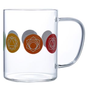 Chakra Glass Mug Chakra Glass Mug