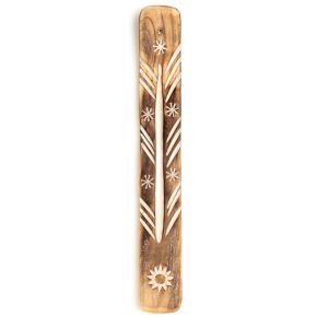 Mango Wood Sun Ashcatcher Incense Sticks Burner Mango Wood Sun Ashcatcher Incense Sticks Burner