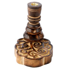 Happy Tree Mango Wood Backflow Incense Burner Happy Tree Mango Wood Backflow Incense Burner