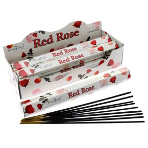 37105 Stamford Premium Hex Incense Sticks Red Rose 37105 Stamford Premium Hex Incense Sticks Red Rose